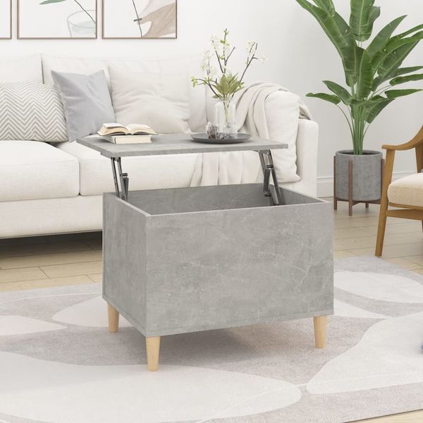 vidaXL Couchtisch Betongrau 60x44,5x45 cm Holzwerkstoff 819568