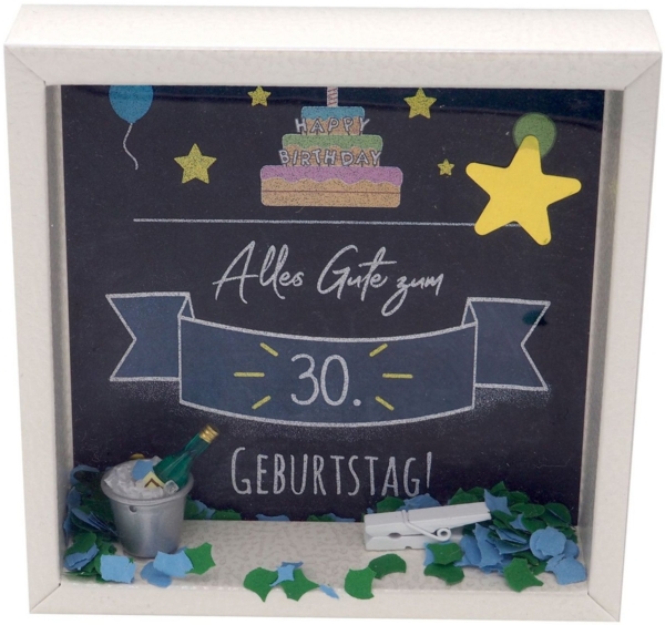 ZauberDeko Geschenkbox Geldgeschenk Verpackung Geburtstag 18 20 30 40 50 Happy Birthday Party