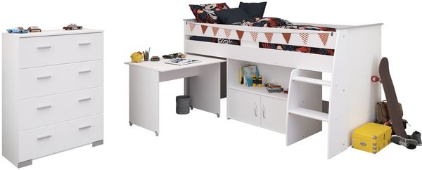 Kinderzimmer Set Parisot Reverse 2-tlg. Holzdekor Weiß