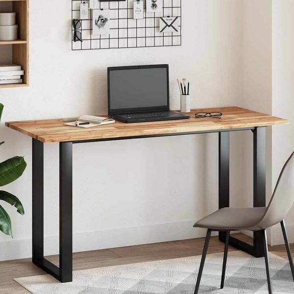 vidaXL Tischplatte Rechteckig 140x60x2 cm Massivholz Akazie 4008827