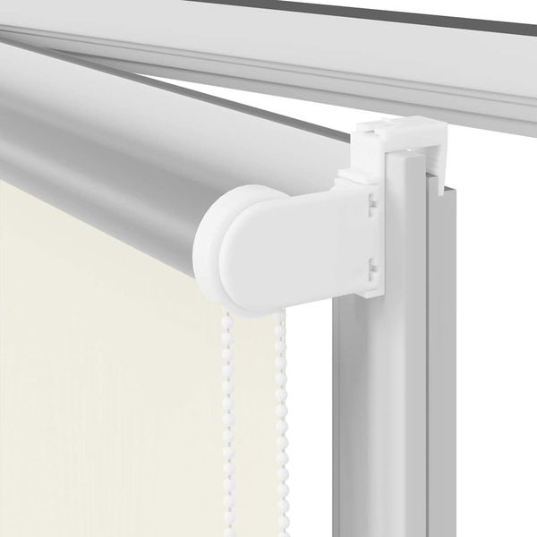 vidaXL Verdunkelungsrollo Cremeweiß 165x175cm Stoffbreite 161,6cm 4011687 Bild 12