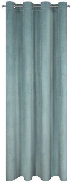 Design91 Vorhang Samtvorhänge Wohnzimmer Schlafzimmer Blickdicht Ösen Velours Velvet, Ösen