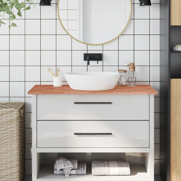 vidaXL Waschtischplatte 100x60x1,5 cm Massivholz Buche 356000