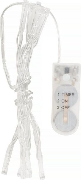 VBS Lichterkette Mini-LED-Lichterkette, mit Timer und Knopfzellen
