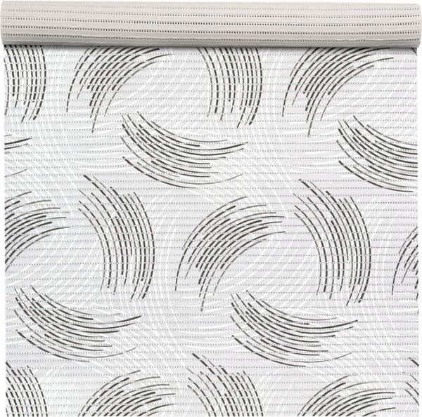 ANRO Schaum-Badematte Premium Zirkel rutschfester Badvorleger mit Drainage, Höhe 5 mm, Drainage, hält die füße warm, isolierend, Kunststoff, Rechteckig, Weichschaummatte 100x65 cm Rechteckig RAW Grau