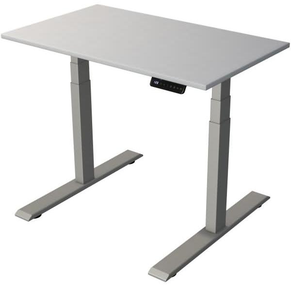 Kerkmann Steh-/Sitztisch Move 2 elektrisch Fuß silber 100x60x63-127cm