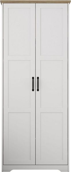 OTTO home Kleiderschrank Emmilia Schrank Schlafzimmerschrank im Landhaus Design Landhaus Schrank mit 2 Türen in Breite 82,7cm, Höhe 2m