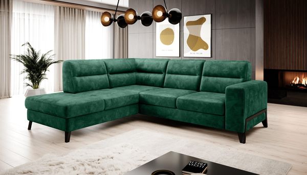 Wohnideebilder Cassara Dunkelgrün Ecksofas & Eckcouches CO-CAS-LT-35NU