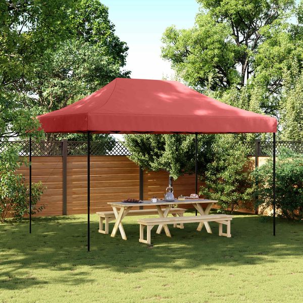 vidaXL Party-Zelt Bordeauxrot 279 x 410 x 315 cm Oxford-Stoff 42023580