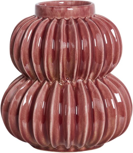 Blumenvase WATERMOSS Steinzeug 28 cm Rot
