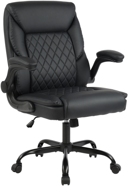 CLP Bürostuhl Medfield ergonomisch höhenverstellbar drehbar bis 150 kg belastbar,schwarz