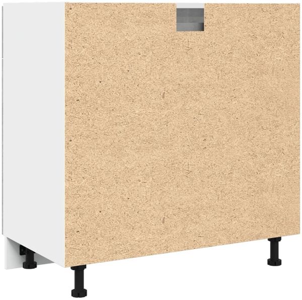 vidaXL Schubunterschrank Lyon Betongrau 80x46x81,5 cm Holzwerkstoff 856091 Bild 6