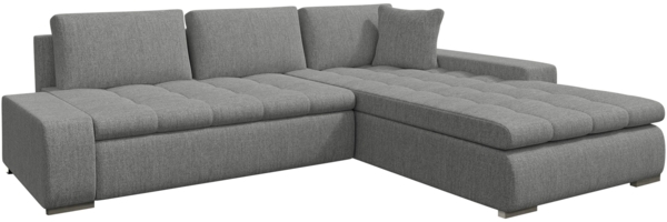 Ecksofa Orkan mit Bettkasten und Schlaffunktion (Farbe: Rico 12)