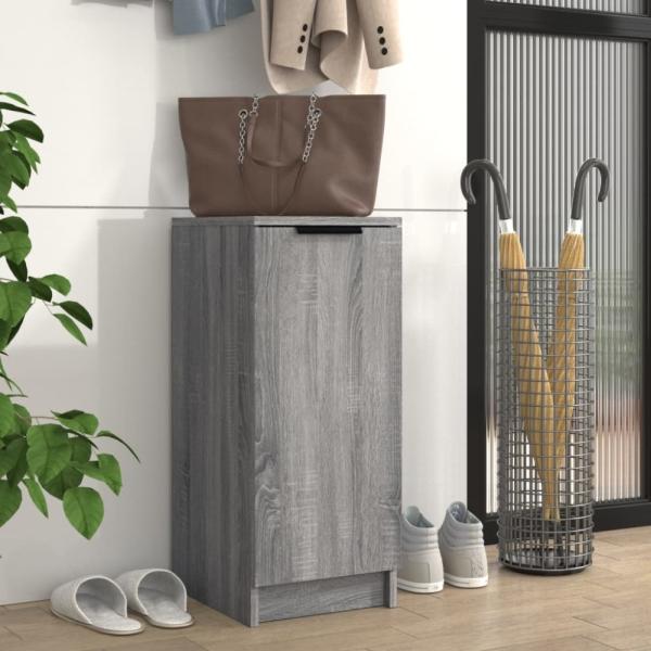 vidaXL Schuhschrank Grau Sonoma 30x35x70 cm Holzwerkstoff 817100