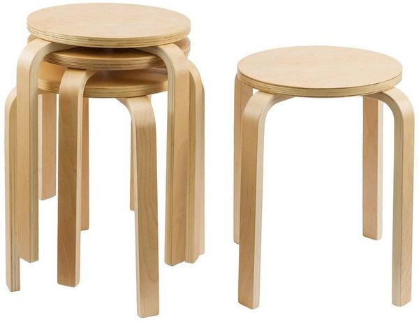 Youyijia Holzstuhl 4er Set Esszimmerstühle Esszimmerstühle Aus Holz Sitzhocker