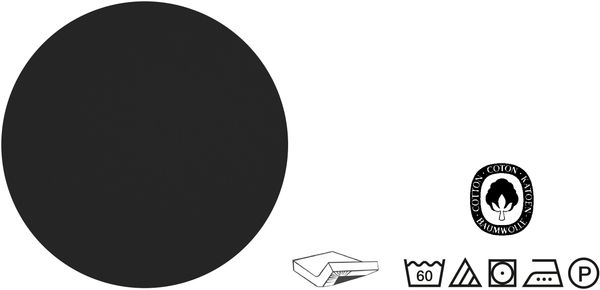 Castell Jersey-Stretch-Spannbetttuch, Schwarz, 1x 140x200 cm - 160x200 cm, 140x200 cm Bild 4