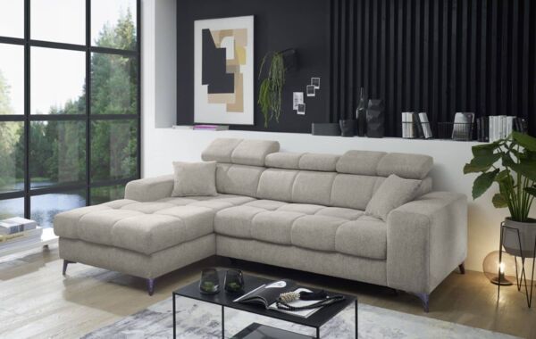 Sofa Sydney mit Schlaffunktion und Bettkasten von ED