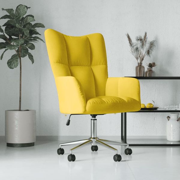 vidaXL Relaxsessel Senfgelb Samt 328168