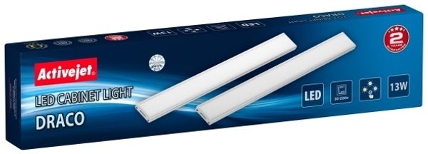 Activejet Satz LED-Unterbauleuchten AJE-DRACO Weiß Funktional Rechteckig IP20 Garderobe 160 Glühbirne(n)