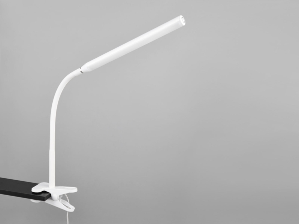 LED Klemmleuchte NEVADA Weiß dimmbar & 3 Lichtfarben, Höhe 38-69cm Bild 6