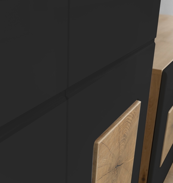 Lowboard >Georgia< in Eiche Artisan Nachbildung - 140x58x38cm (BxHxT) Bild 5