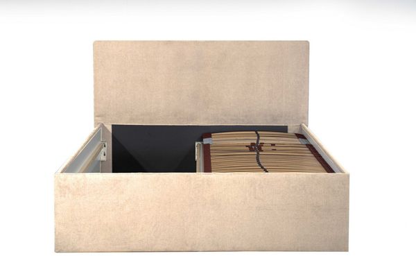 Halmon Schlafkomfort Betten Polsterbett Gent (Mit Bettkasten, erhältlich in 6 Größen und 8 attraktiven Farben mit oder ohne Matratze), Seitenhöhe 32 cm, inkl. Lattenrost bei Ausführung mit Matratze