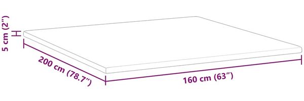 vidaXL Matratzenauflage, Jacquard Stoff weiß, Höhe 5 cm, 160x200 cm Bild 12