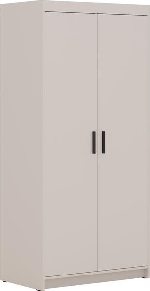 AX LIVING Beige Kleiderschrank Storicos 2T 89,7cm Breite, 2 türiger