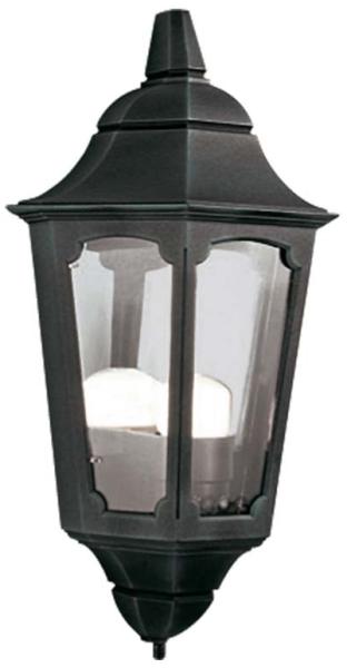 Außenleuchte, Wandlampe, Laterne, ALU-Druckguss Glas, H 42 cm