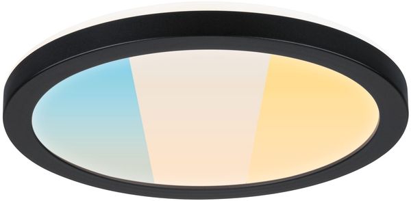 Paulmann 71271 LED Panel Atria Shine 190mm 3000-6500K Schwarz IP44