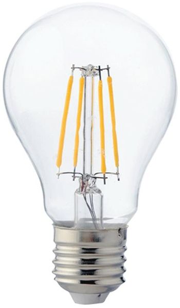 6 W E27 LED Filament Leuchtmittel Birne Standart Form Kaltweiß (6500 K) 600Lm