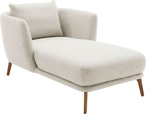 SCHÖNER WOHNEN-Kollektion Chaiselongue Pearl - 5 Jahre Hersteller-Garantie, auch in Bouclé. Füße Massivholz, Loveseat und Loungesessel, Maße (B/H/T): 101/71/161 cm
