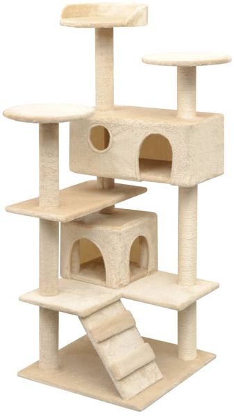 vidaXL Katzen-Kratzbaum Sisal 125 cm Beige 170477