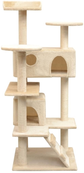 vidaXL Katzen-Kratzbaum Sisal 125 cm Beige 170477