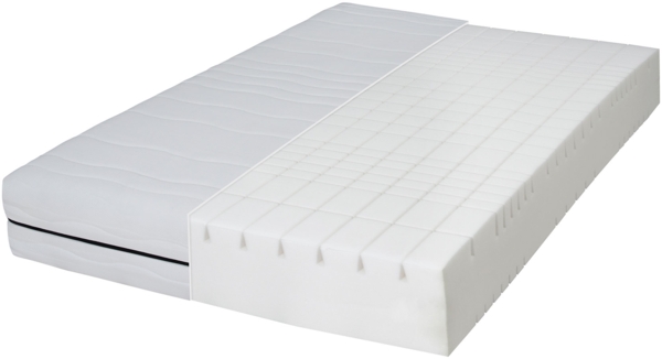 Roll-Matratze Easydream KFS 3000 180 x 200 cm H2 / H3 / P1480 Comfortpur, Weiß, 180 x 25 x 200 cm