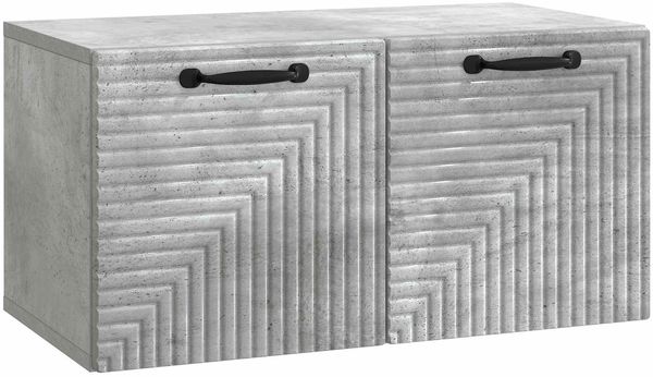 vidaXL Wandmontierter TV-Schrank Betongrau 59,5 x 31 x 30 cm 898708