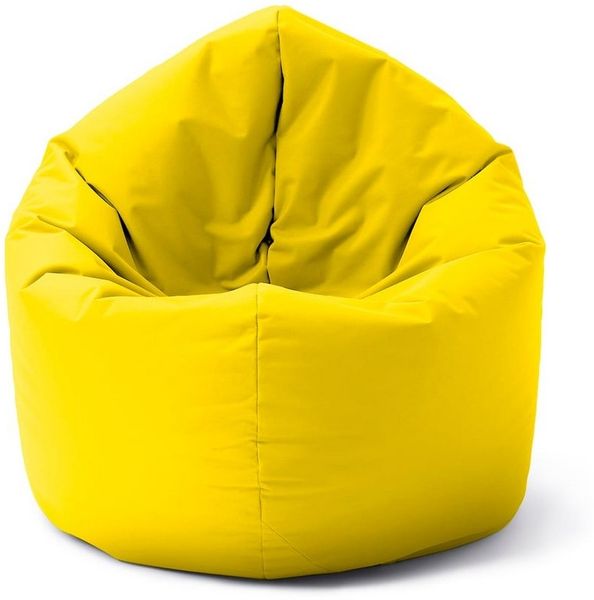 Lumaland Indoor / Outdoor Sitzsack, 2-in-1-Sitzsack, Polyester, 120 x 80 x 75 cm, 300 Liter, Gelb