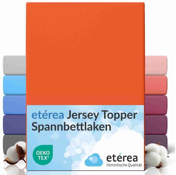 etérea Himmlische Qualität Spannbettlaken etérea Comfort Jersey Topper Spannbettlaken, Jersey, Gummizug: rundum, (1 Stück)