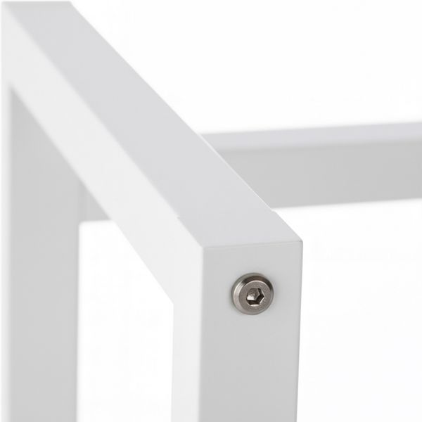 CLP Getränkekistenständer Stack aus Metall freistehend robust stabil,weiß 75x91x31 cm Bild 6