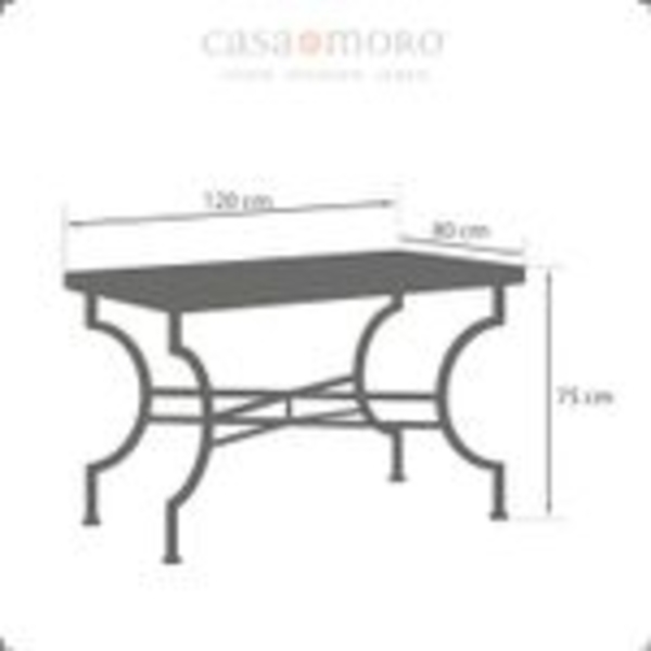 Mosaik-Esstisch 120x80 Grün/Raute Bild 2