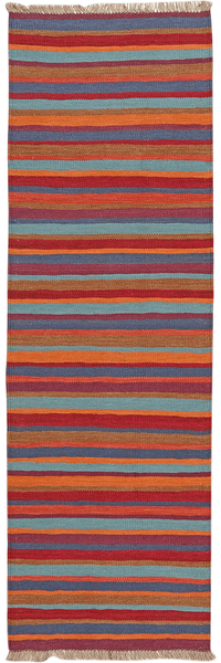 Looma 'Ehsan' Kelim Gashgai handgewebt, Schurwolle Bunt, 61x190 cm