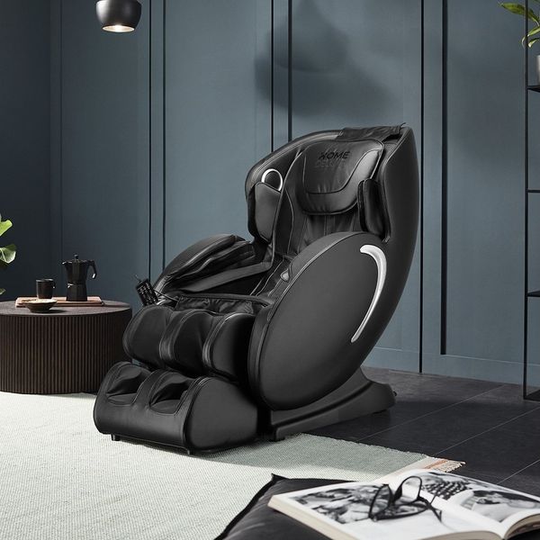 HOME DELUXE Massagesessel SONO - 131 x 74 x 109 cm (12 Massageprogramme), Zero-Gravity, mit Wärmefunktion, 2D Massage Technologie