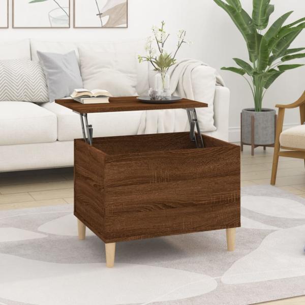 vidaXL Couchtisch Braun Eichen-Optik 60x44,5x45 cm Holzwerkstoff 819571