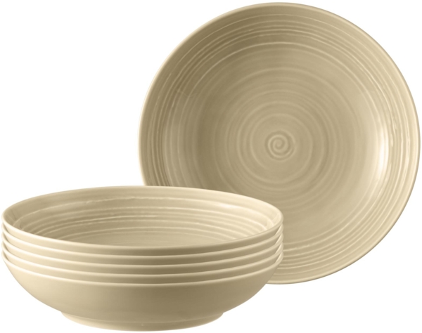 Seltmann Weiden Terra Suppenteller ø 21,2 cm sandbeige 6er Set