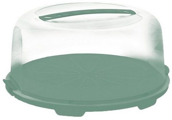Rotho Tortenglocke Fresh hoch grün, Kuchenbehälter, Kuchenbox Tortenbox