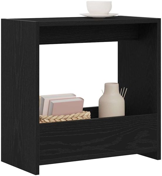 vidaXL Beistelltisch Schwarz Eichen-Optik 50 x 26 x 50 cm 862621 Bild 3