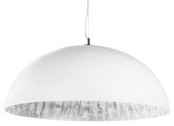 riess-ambiente Hängeleuchte GLOW 70cm weiß / silber, ohne Leuchtmittel, Wohnzimmer · Metall · Esszimmer · Modern Design Bild 6