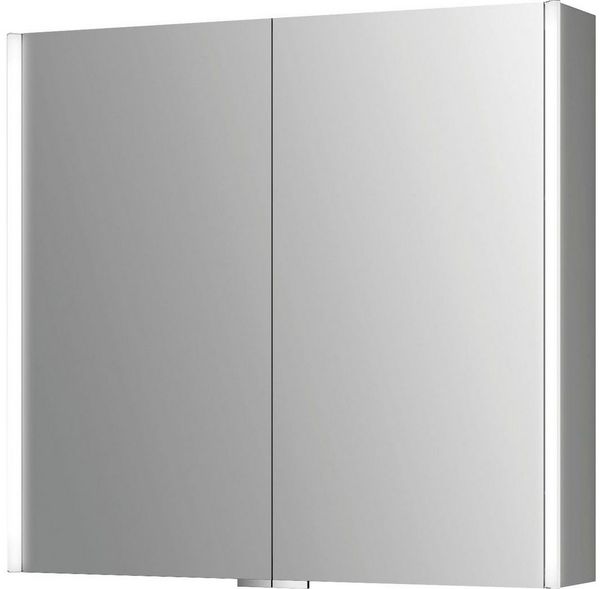 jokey Spiegelschrank StyleAlu Aluminium, 80cm breit