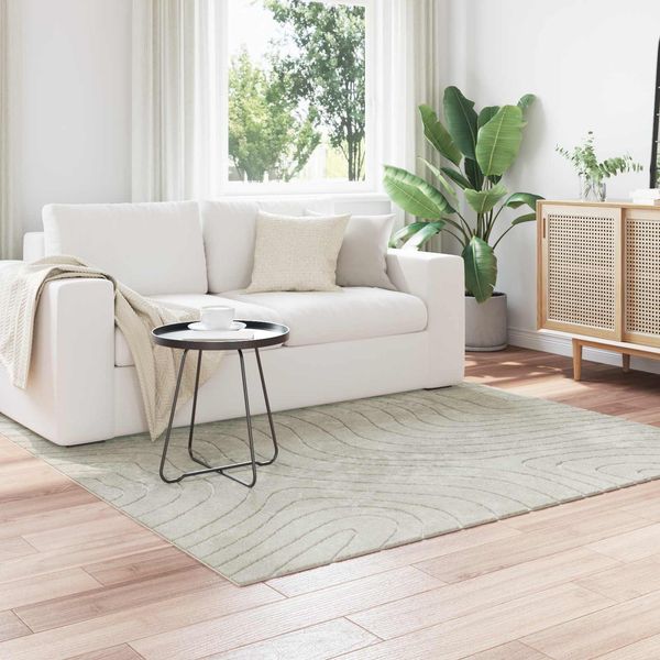 vidaXL Bereichsteppiche PALMERAS Grün 120 x 120 cm Polyester 42022655