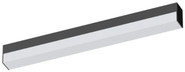 OPPLE Lighting LEDLinear-Fiji L600 12W-830/840-BL Rechteckig Weiß Polycarbonat (PC) IP44 I IK02